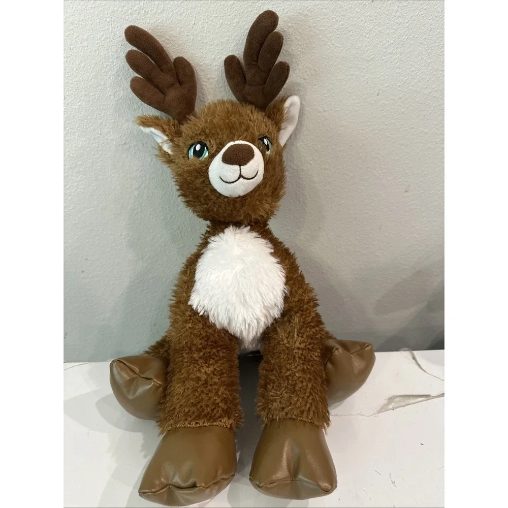 2021 Build A Bear Brown Reindeer Buck Deer faux Leather Feet‎ Hooves 16